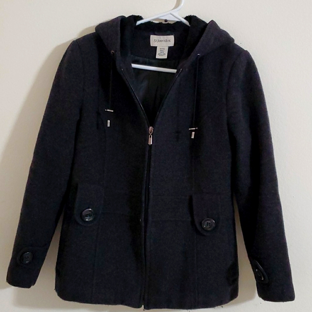 St. John's Bay jacket with hoodie